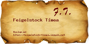 Feigelstock Tímea névjegykártya